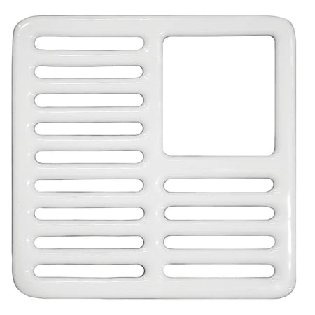 Jones Stephens Three Quarter Top Grate for Porcelain Coated Floor Sinks S55075
